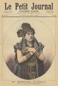 Lucienne Bréval in der Rolle der Salammbo an der Pariser Oper